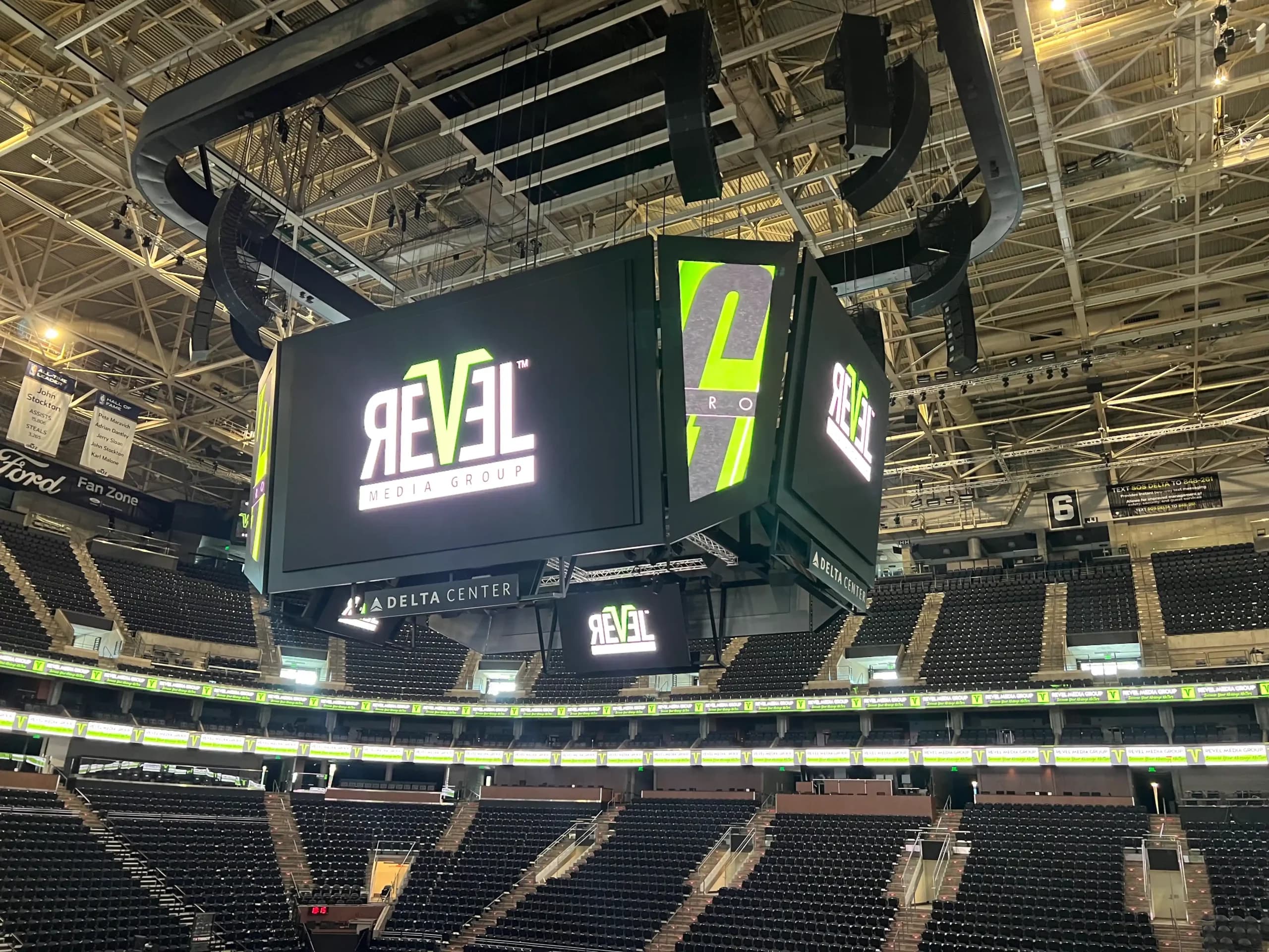 Revel logo carousel panel Revel logo carousel panel