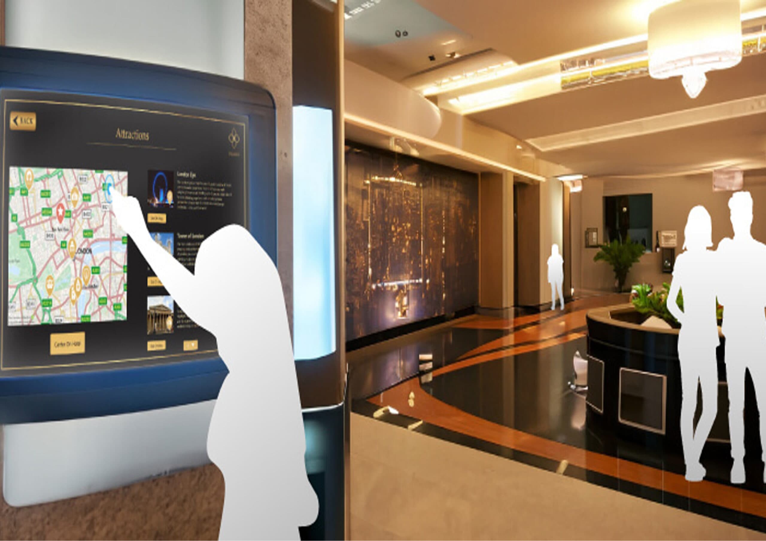 Hotel & Resort Signage in Scottsdale: Concierge-Level Guest Info on Screens Hotel & Resort Signage in Scottsdale: Concierge-Level Guest Info on Screens